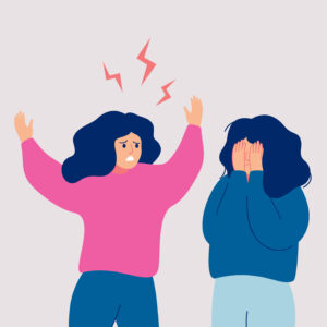 A person with anxiety is becoming irritable and may need to seek professional mental health treatment
