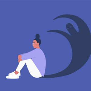 Person is struggling with the mental and emotional symptoms of anxiety, and may need to seek professional treatment at Neuro Wellness Spa