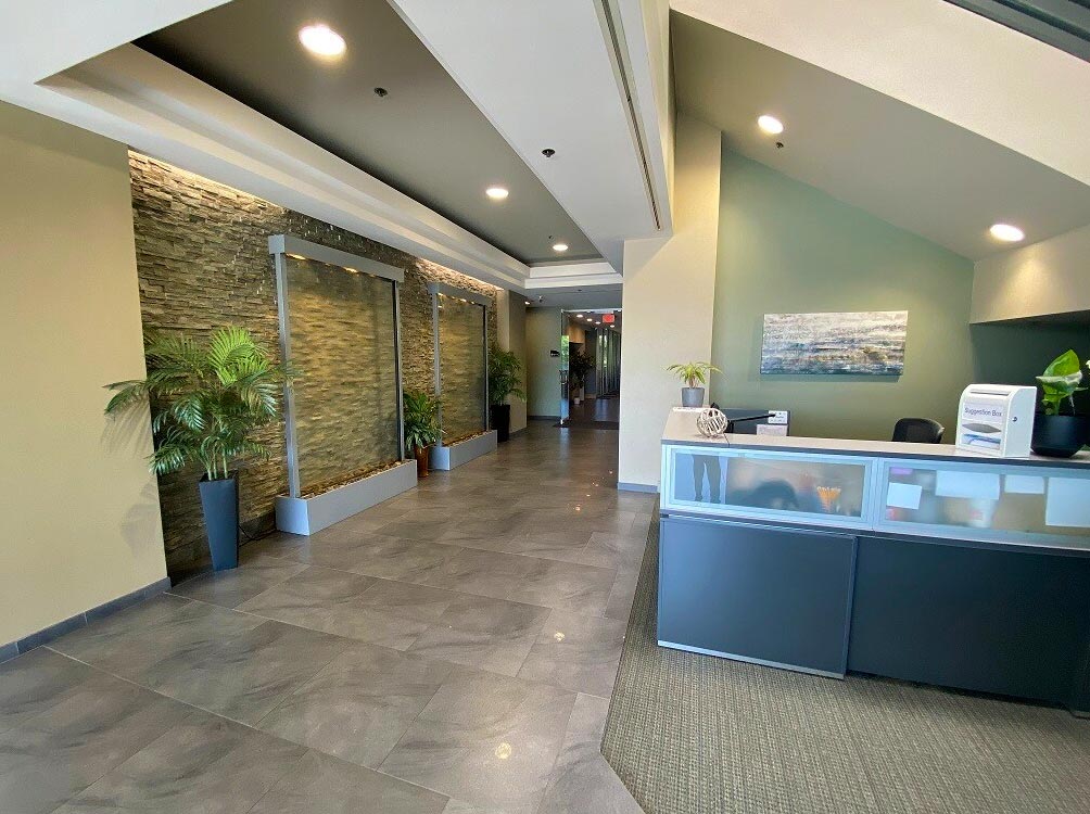 image of the lobby at neuro wellness spa in ontario